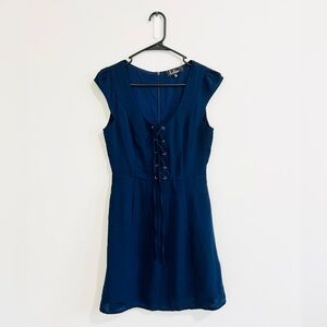 Lulus Front Lace Mini Dress